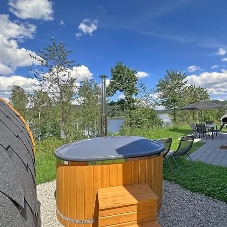 Feriehus Feriendorf Seeblick Chalet With Sauna And Hot Tub Neunburg vorm Wald